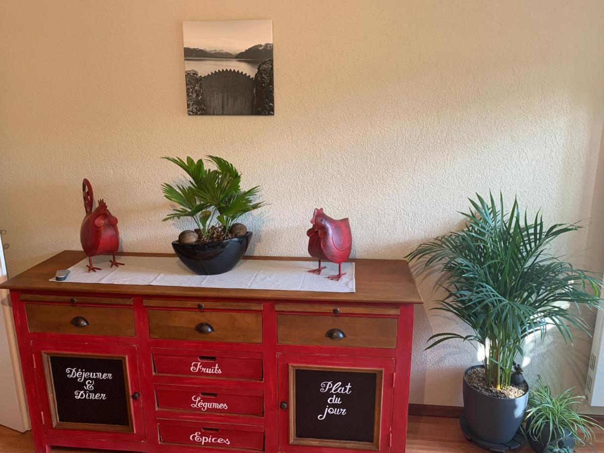 La Gremillette Gourmande Lavaux Apartment Rivaz ภายนอก รูปภาพ
