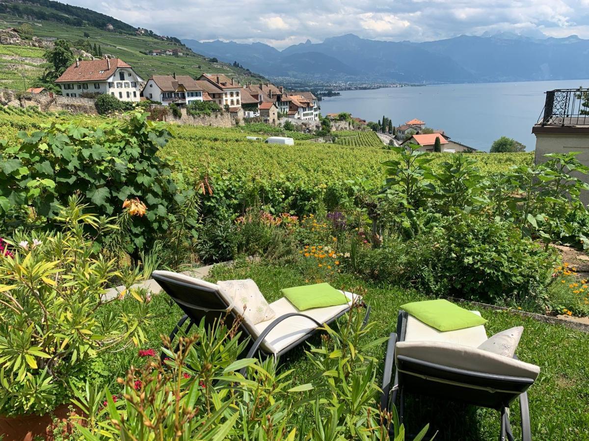 La Gremillette Gourmande Lavaux Apartment Rivaz ภายนอก รูปภาพ